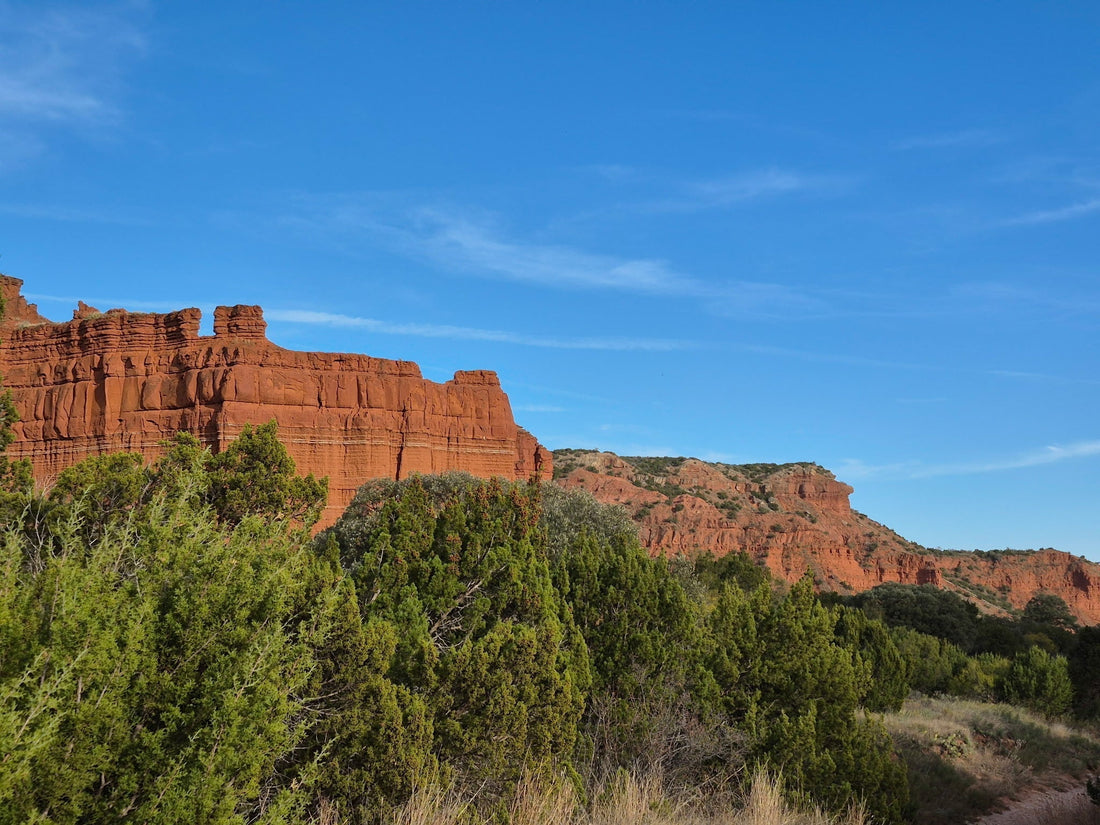 Pink Clouds Hanging Over Caprock Canyon State Park - Travel Blog Post #2